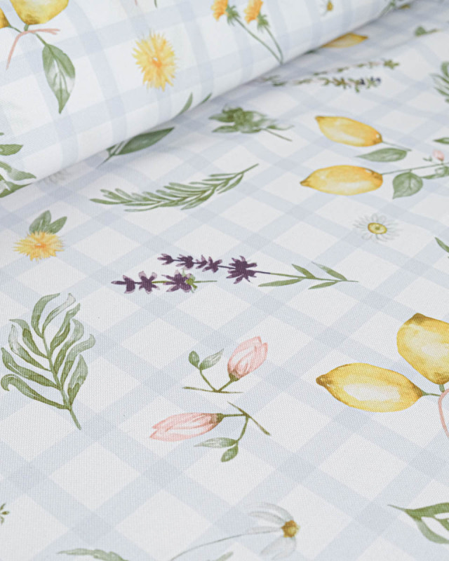 Nappe House Motif Citron - Mercerine