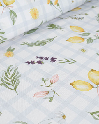 Nappe House Motif Citron - Mercerine