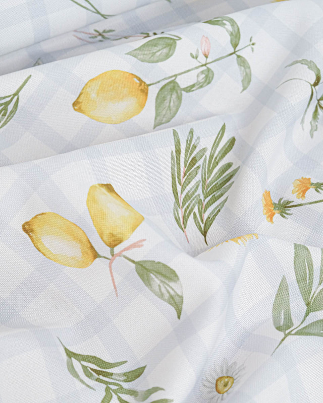 Nappe House Motif Citron - Mercerine