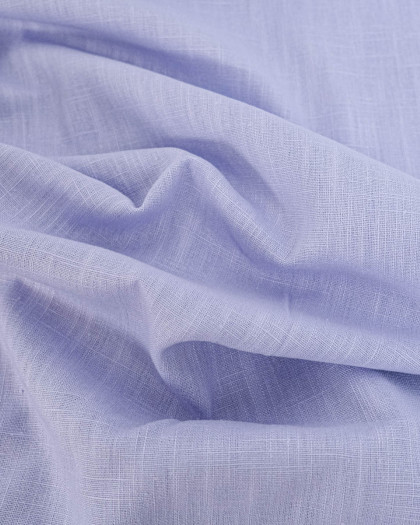 Tissu 100% Lin Uni Lilas