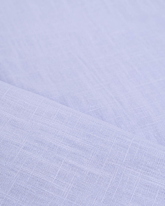 Tissu 100% Lin Uni Lilas - Mercerine