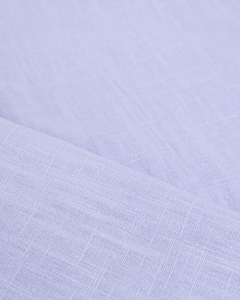 Tissu 100% Lin Uni Lilas - Mercerine