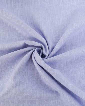 Tissu 100% Lin Uni Lilas - Mercerine