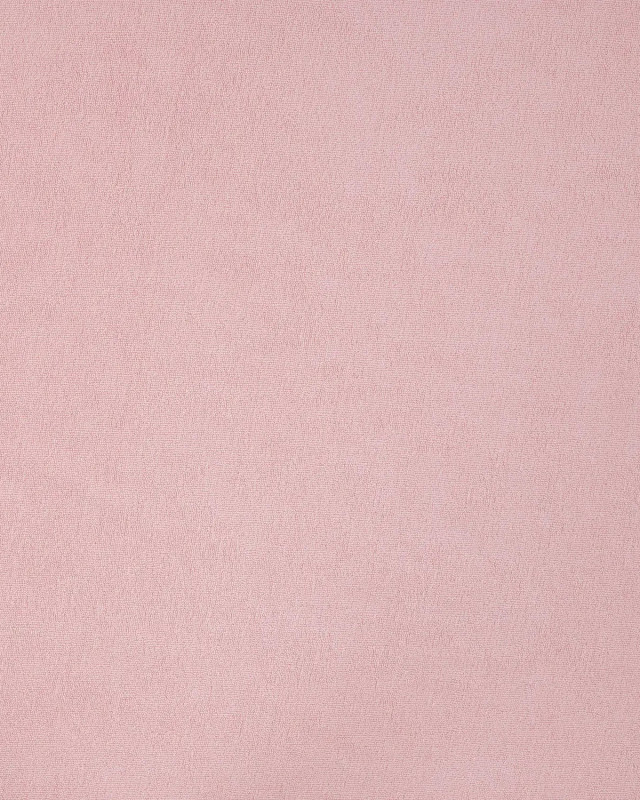 Tissu Eponge Coton Uni Rose Poudré - Mercerine