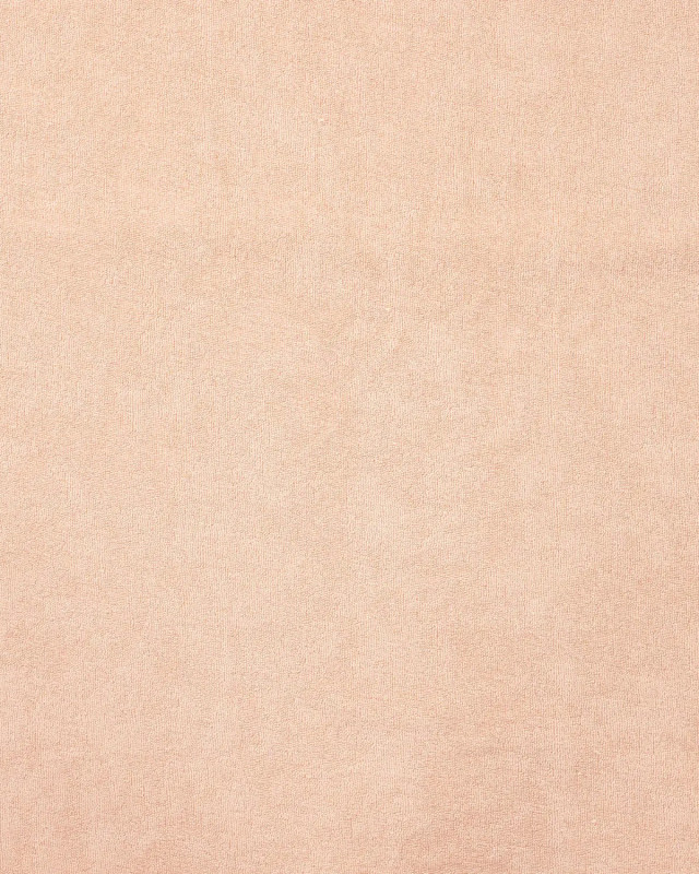 Tissu Eponge Coton Uni Abricot - Mercerine