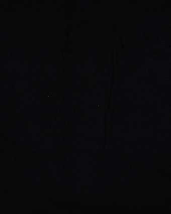 Tissu Mini Eponge Coton Uni Noir - Mercerine