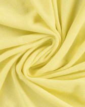 Tissu Mini Eponge Coton Uni Jaune