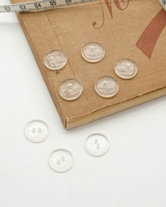 Bouton Rond Transparent - Mercerine
