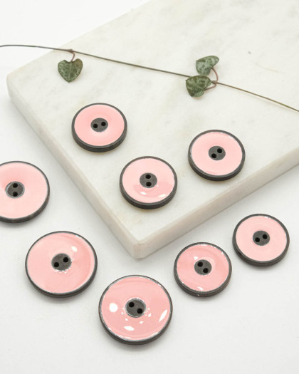 Bouton Imitation Bois Rose