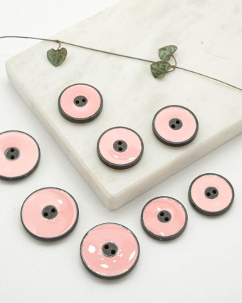 Bouton Imitation Bois Rose