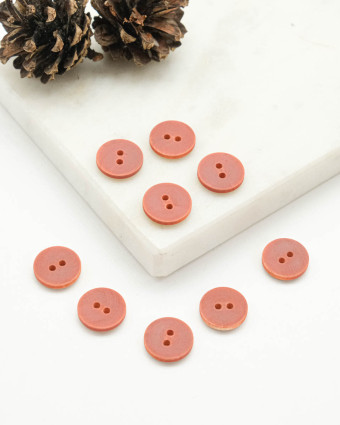 Bouton en Bois Peint Rouge - Mercerine