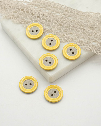 Bouton Recyclé Bord Couleur - Mercerine