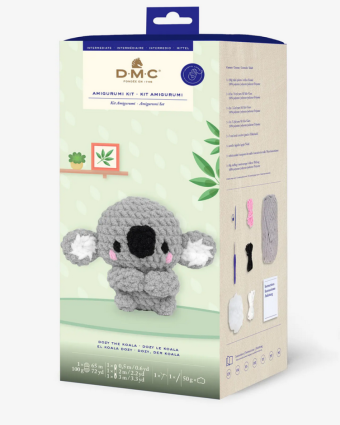 Kit de Crochet Amigurumi XL Dozy Le Koala - DMC - Mercerine
