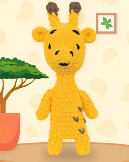 Kit de Crochet Amigurumi XL Stretch La Girafe - DMC