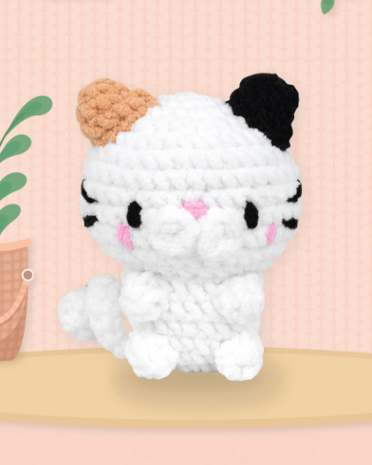 Kit de Crochet Amigurumi XL Luna Le Chat - DMC