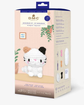 Kit de Crochet Amigurumi XL Luna Le Chat - DMC - Mercerine