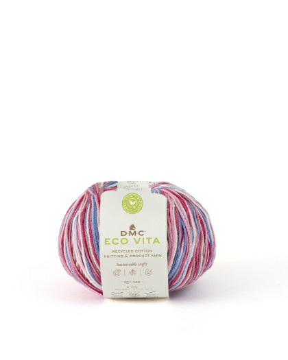Fil à Tricoter Eco Vita Multico 80% Coton - DMC