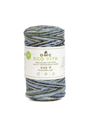 Fil à Tricoter Eco Vita 4 Multico 80% Coton - DMC - Mercerine