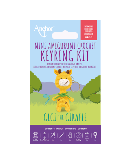 Kit Porte Clés Mini Amigurumi Gigi La Girafe - DMC