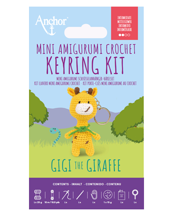 Kit Porte Clés Mini Amigurumi Gigi La Girafe - DMC