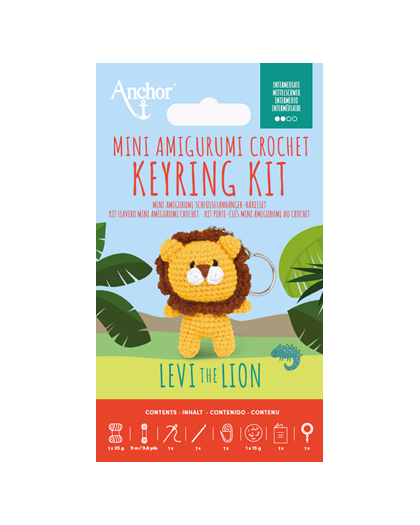 Kit Porte Clés Mini Amigurumi Levi Le Lion - DMC