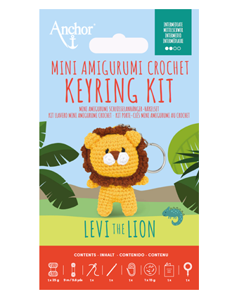 Kit Porte Clés Mini Amigurumi Levi Le Lion - DMC