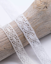 Dentelle Coton Entre Deux - Blanc, Ecru