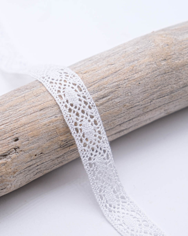 Dentelle Coton Entre Deux - Blanc, Ecru - Mercerine