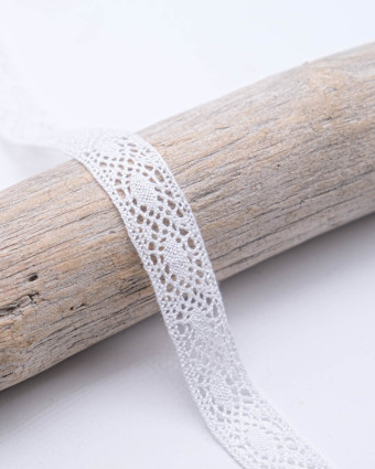 Dentelle Coton Entre Deux - Blanc, Ecru - Mercerine