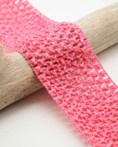 Elastique Crocheté Rose 70mm