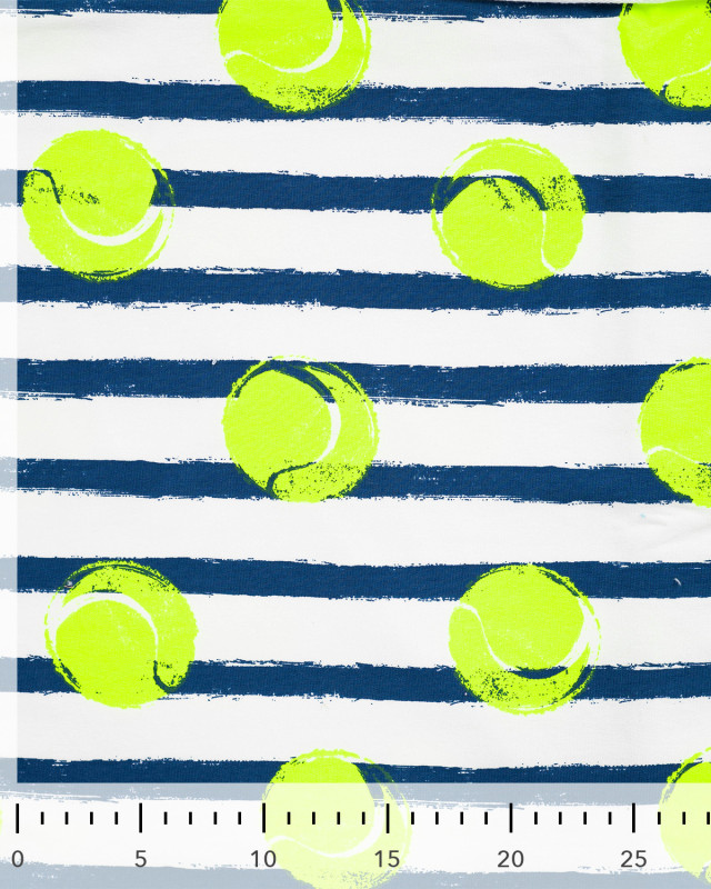 Tissu Jersey French Terry Tennis Fluo - Mercerine