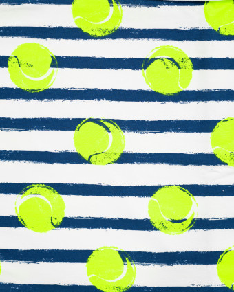 Tissu Jersey French Terry Tennis Fluo - Mercerine
