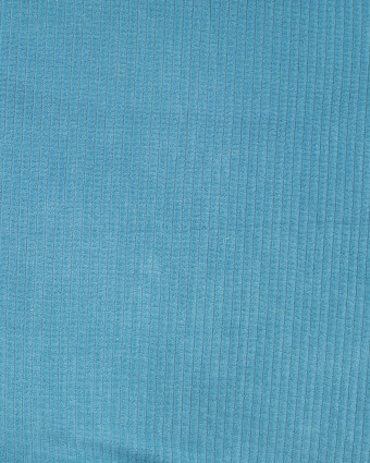 Tissu Mini Eponge Bleu à Rayures - Mercerine