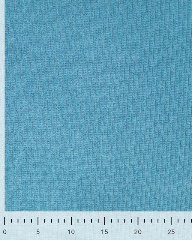 Tissu Mini Eponge Bleu à Rayures - Mercerine