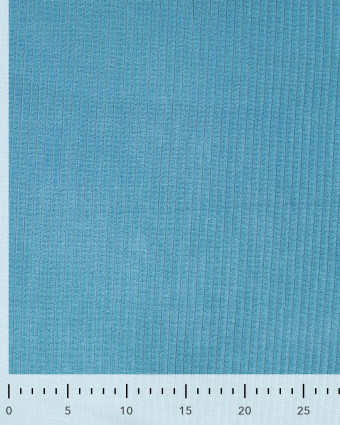 Tissu Mini Eponge Bleu à Rayures - Mercerine