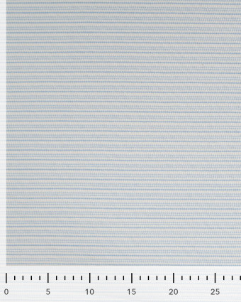 Maille Coton Légère Rayures Ecru et Bleu Ciel - Mercerine