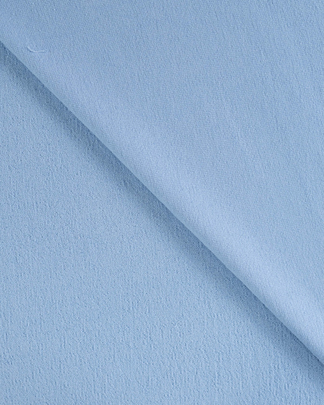 Maille Coton Légère Unie Bleu Ciel - Mercerine