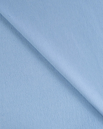 Maille Coton Légère Unie Bleu Ciel - Mercerine