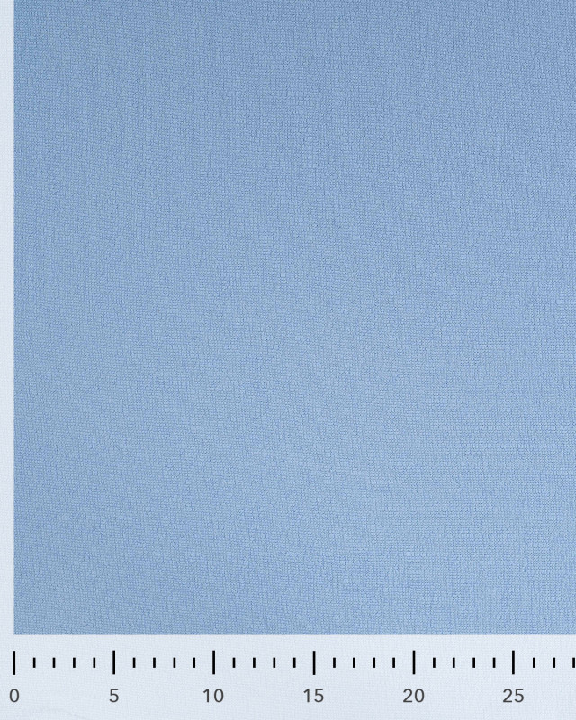 Maille Coton Légère Unie Bleu Ciel - Mercerine