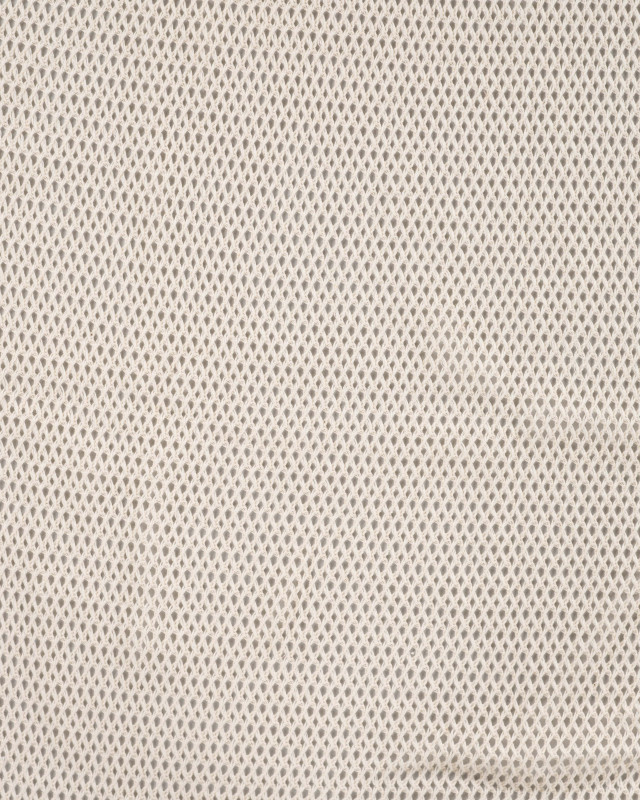Tissu Crochet Uni Beige Naturel - Mercerine