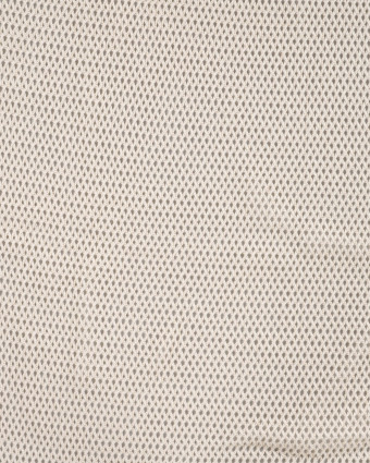 Tissu Crochet Uni Beige Naturel - Mercerine