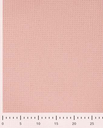 Tissu Nid d'Abeille Envers Eponge Bambou Rose - Mercerine