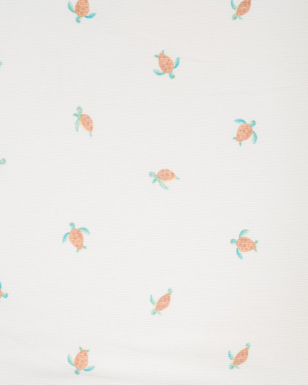 Panneau Jersey de Côtelé Petites Tortues - Mercerine