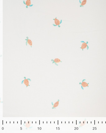 Panneau Jersey de Côtelé Petites Tortues - Mercerine
