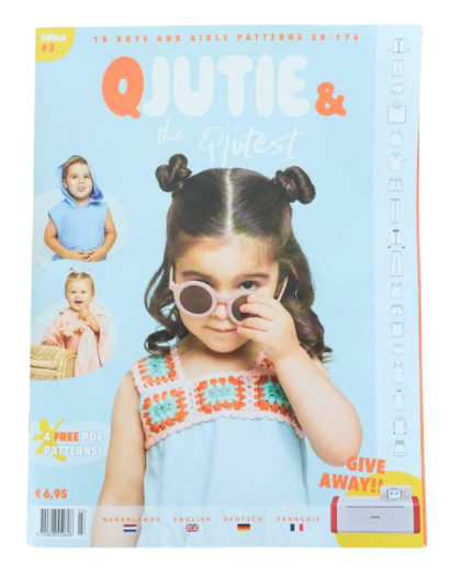Magazine Qjutie - 18 Patrons de Couture Enfant - Mercerine