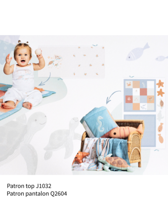 Magazine Qjutie - 18 Patrons de Couture Enfant - Mercerine