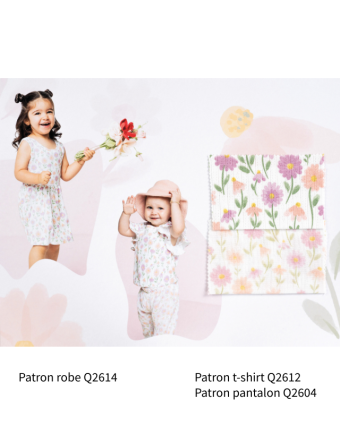 Magazine Qjutie - 18 Patrons de Couture Enfant - Mercerine
