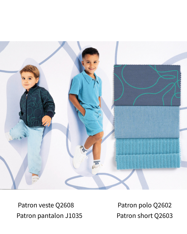 Magazine Qjutie - 18 Patrons de Couture Enfant - Mercerine