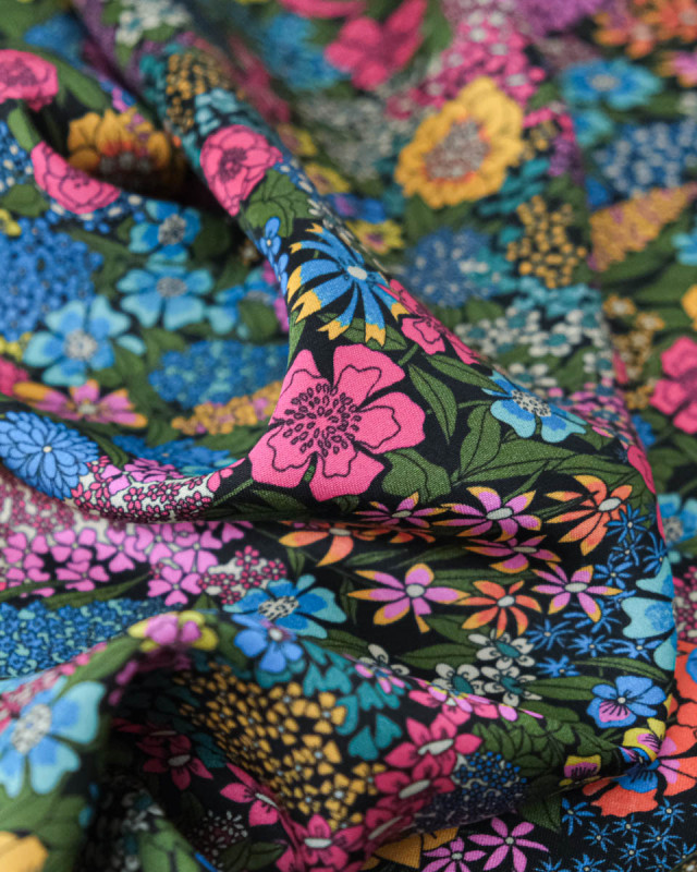 Tissu Liberty Fabrics@ Viscose Ecovero Bickington Ciara Vert - Mercerine