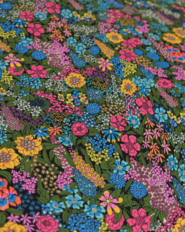 Tissu Liberty Fabrics@ Viscose Ecovero Bickington Ciara Vert - Mercerine